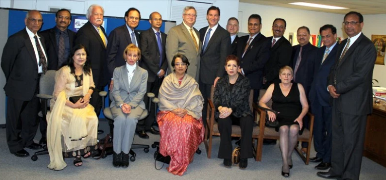 Indian American voters forum host a welcome reception for Counsel General in New York, Ambassador Riva Ganguly Das