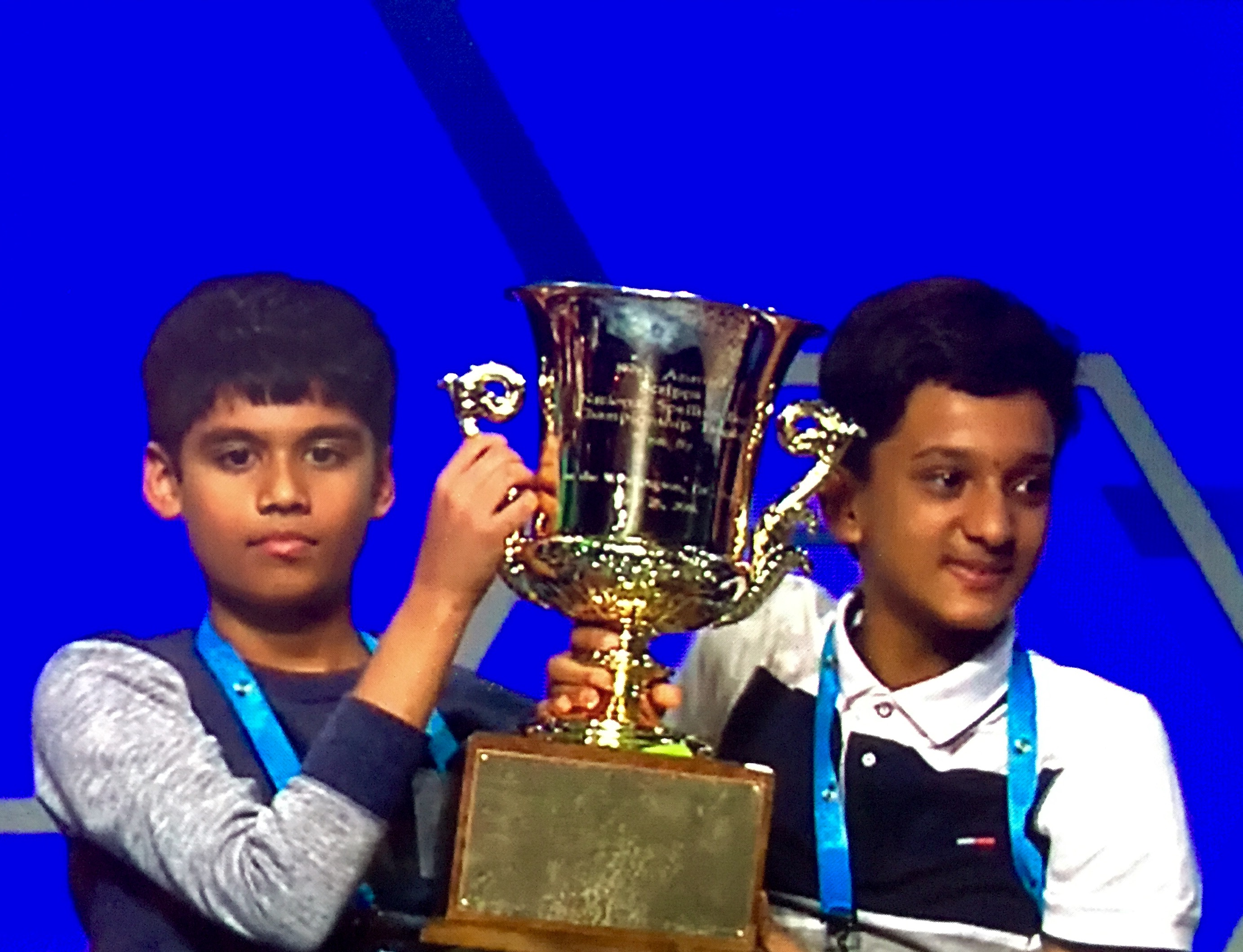 Indian-American kids declared co-champions of Scripps National Spelling Bee