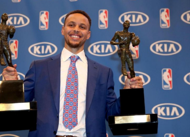 Curry wins second straight MVP Award with unanimous vote