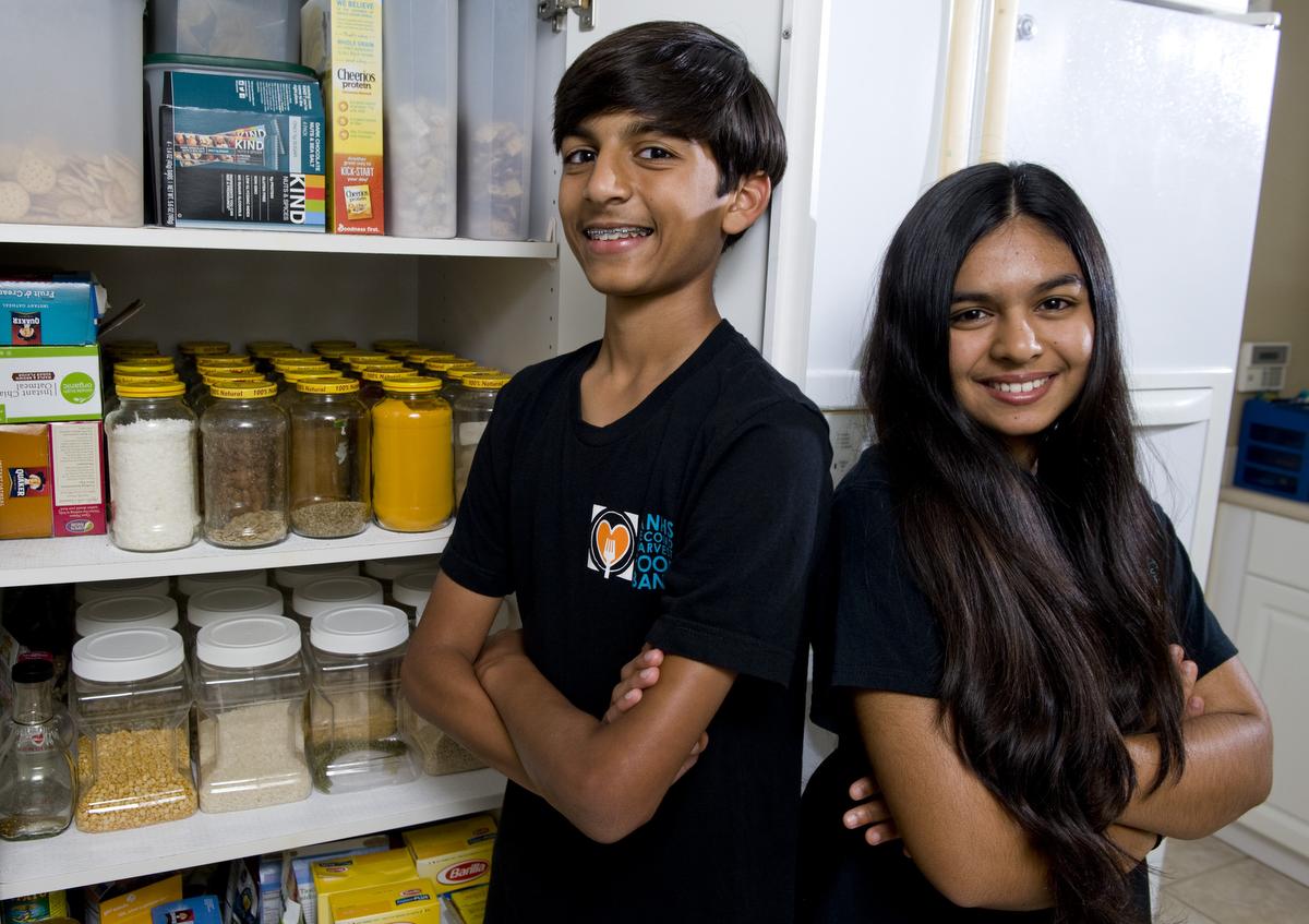 Indian-American teen cousin duo start a food bank at their high school in Orange County
