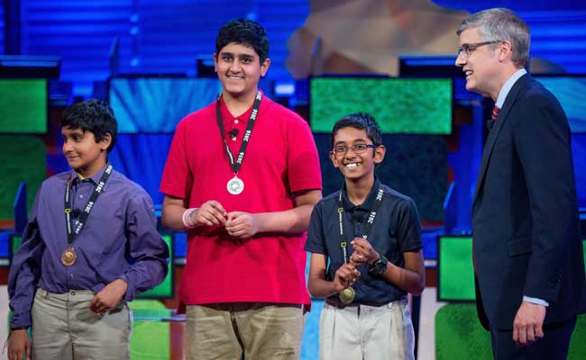 Indian American students sweep the National Geographic Bee, Rishi Nair from Florida takes first place