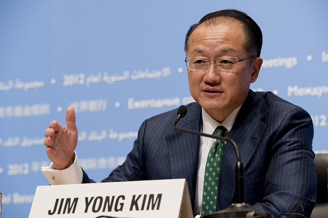 World Bank Group president Jim Yong Kim.