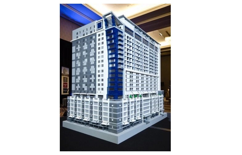 Indian-American hotelier unveils new project model made of Legos