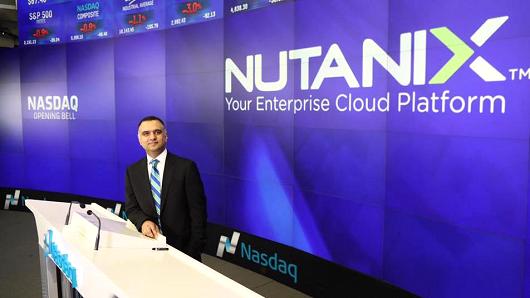 Nutanix Shares Rally in Trading Debut