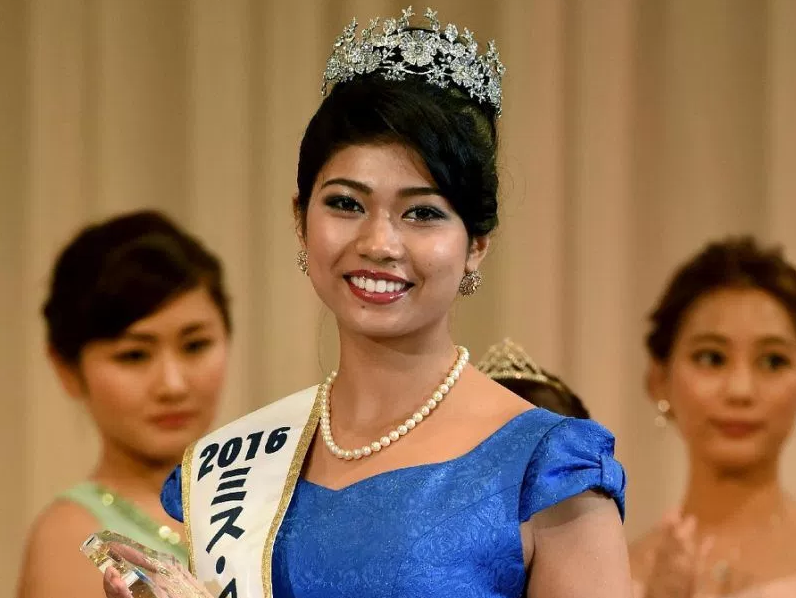 Miss Japan won by half Indian Priyanka Yoshikawa