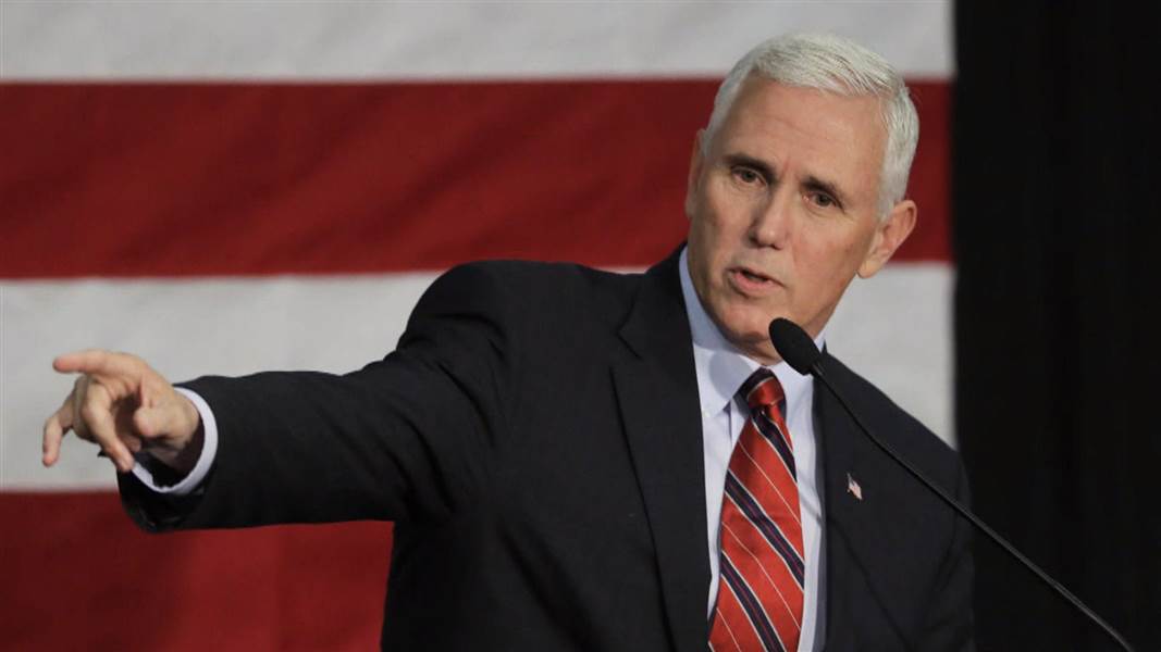 Republican vice presidential candidate Mike Pence took to the debate stage Tuesday night.