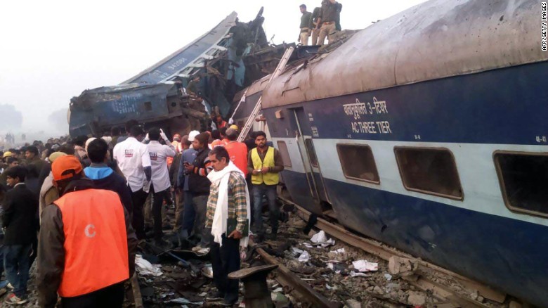 More than 100 killed after Indian train derailment