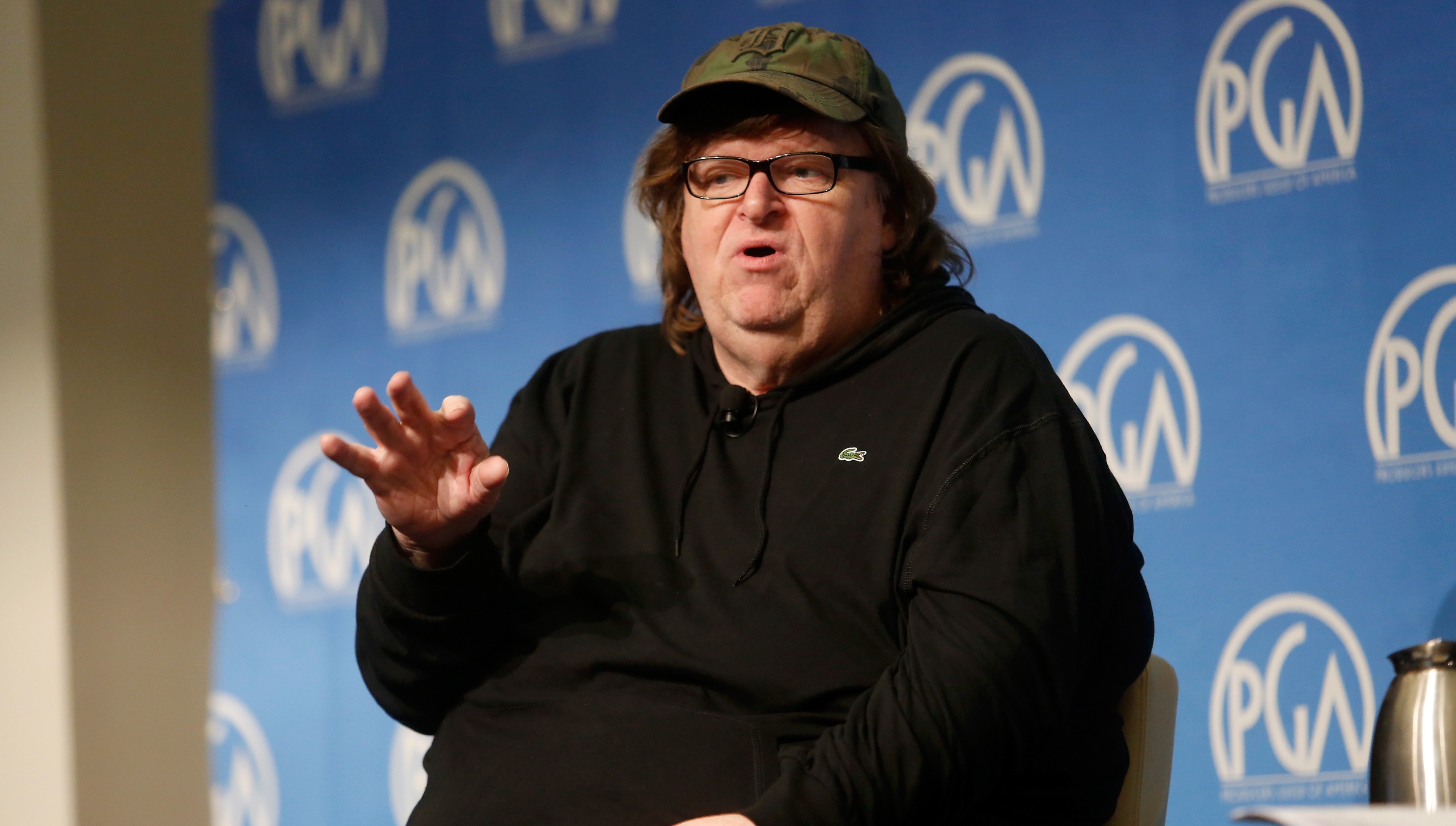 Filmmaker Michael Moore says Donald Trump won’t last four years