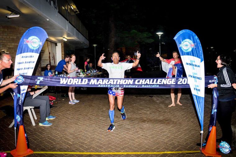 The Indian American dentist who ran 7 marathons on 7 continents, in 7 days