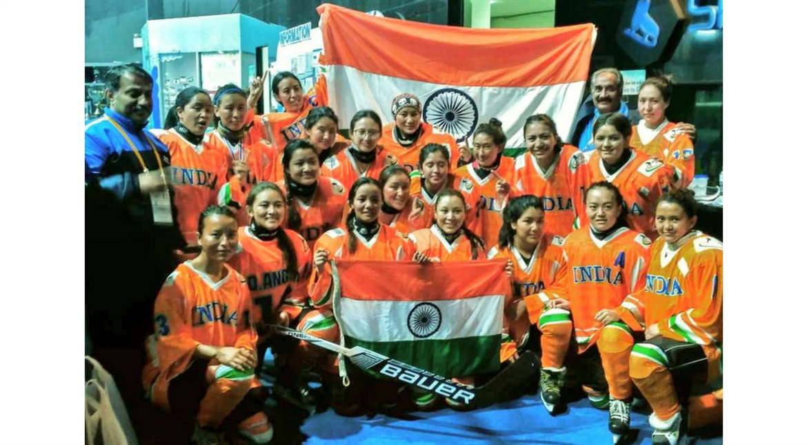 India Women’s National Ice Hockey team captures historic first win
