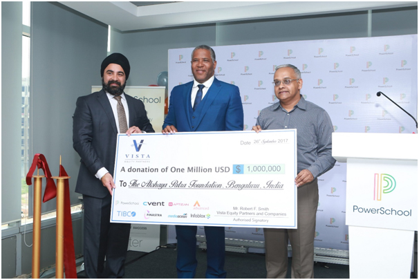 Akshaya Patra Foundation receives $1M pledge from Vista Equity Partners; raises $500K at annual event
