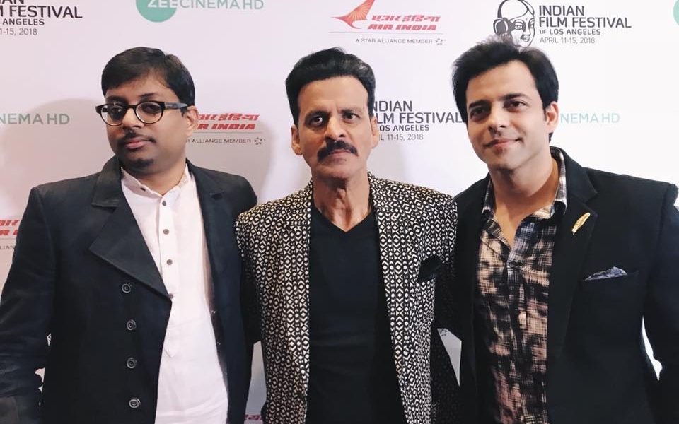 Left to Right: Director Dipesh Jain (In The Shadows), Actor Manoj Bajpayee (In The Shadows)