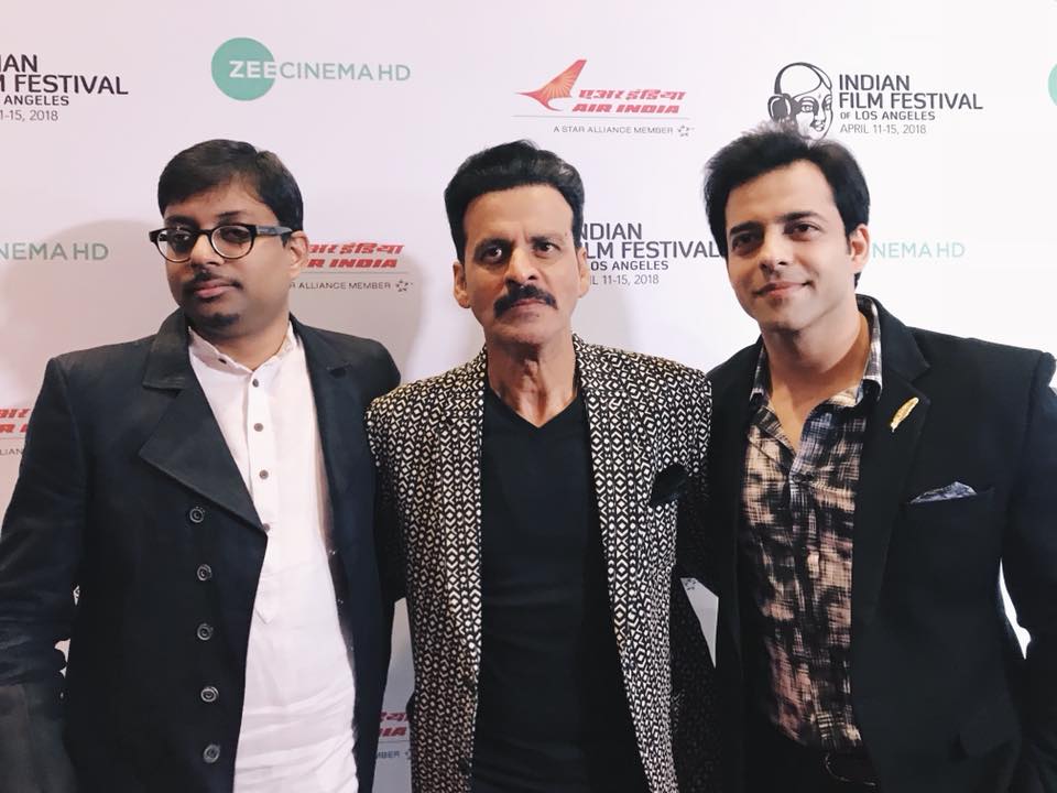 Left to Right: Director Dipesh Jain (In The Shadows), Actor Manoj Bajpayee (In The Shadows)