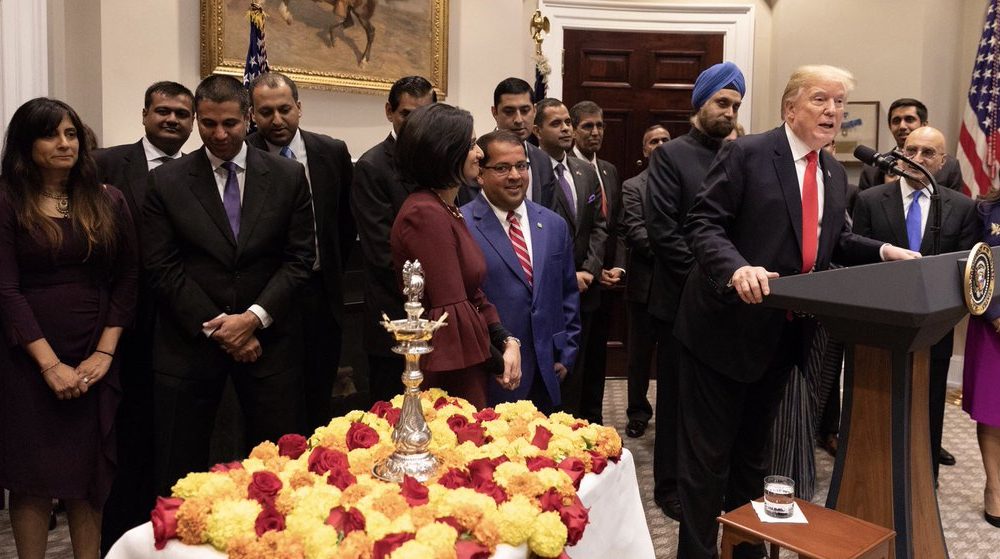 White House Diwali Diya Lighting ceremony.