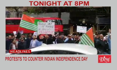 Protests staged to counter Indian Independence Day