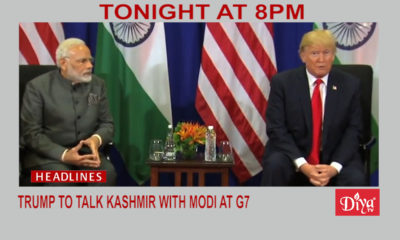 Trump to talk Kashmir with Modi at G7