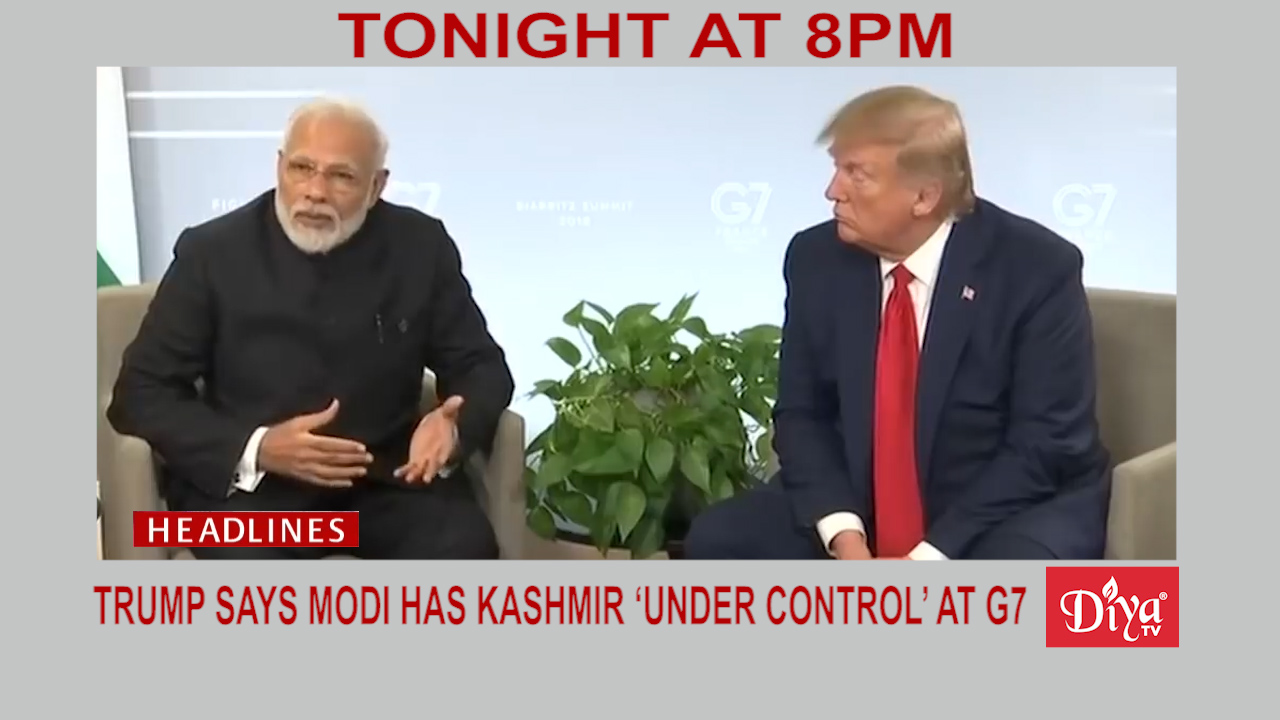 Modi has Kashmir issue ‘under control,’ Trump says at G7 meeting