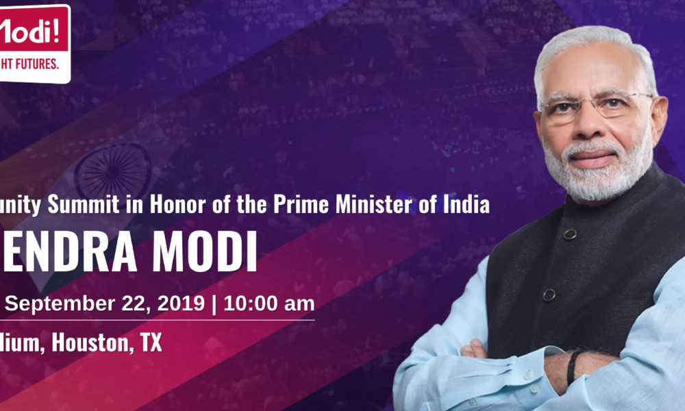 Indian Prime Minister Narendra Modi to speak in Houston