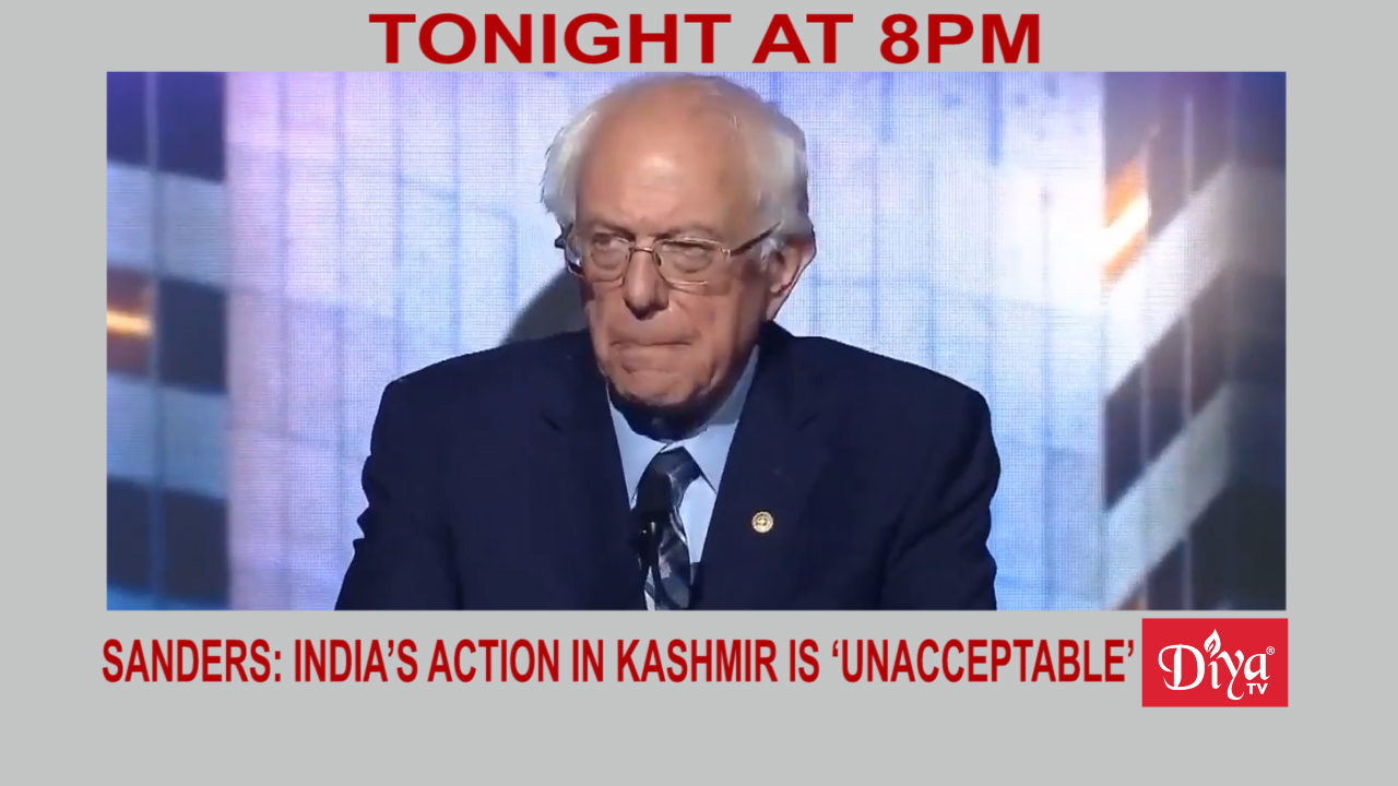 Sanders says India’s action in Kashmir is ‘unacceptable’