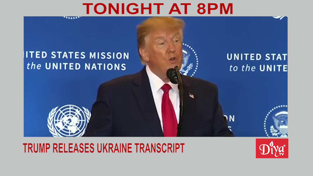 Trump releases Ukraine transcript as impeachment hearings loom