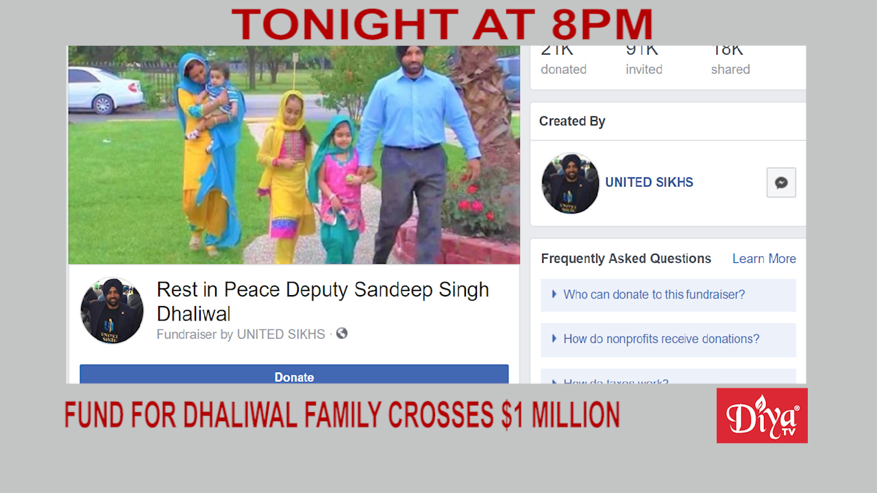 Fund for Dhaliwal family crosses $1 million