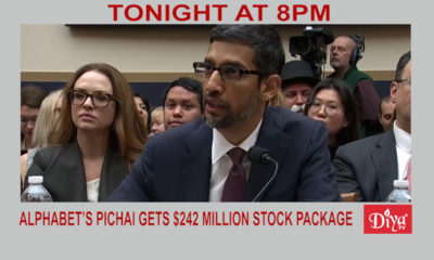 Alphabet’s Pichai gets $242 million stock package | Diya TV News