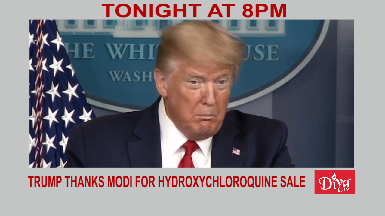 Trump thanks Modi for Hydroxychloroquine sale