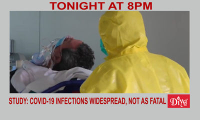 Study: Covid-19 infections may be widespread, not as fatal | Diya TV News