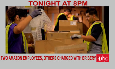 Two former Amazon employees, 4 others charged with bribery | Diya TV News
