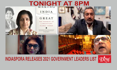 Indiaspora Releases 2021 Government Leaders List | Diya TV News