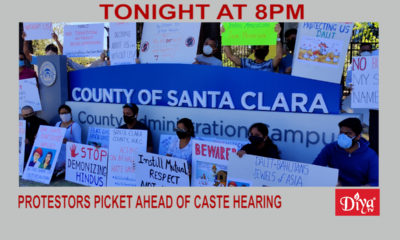 Protestors Picket Santa Clara Co. Ahead Of Caste Hearing | Diya TV News