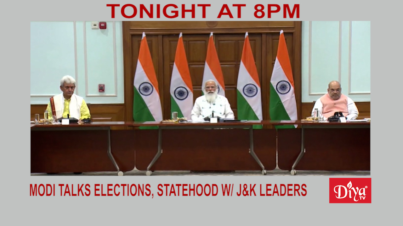 Modi talks elections, statehood w/ Jammu & Kashmir leaders