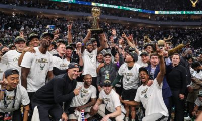 The Bucks win their first NBA championship in 50 years.