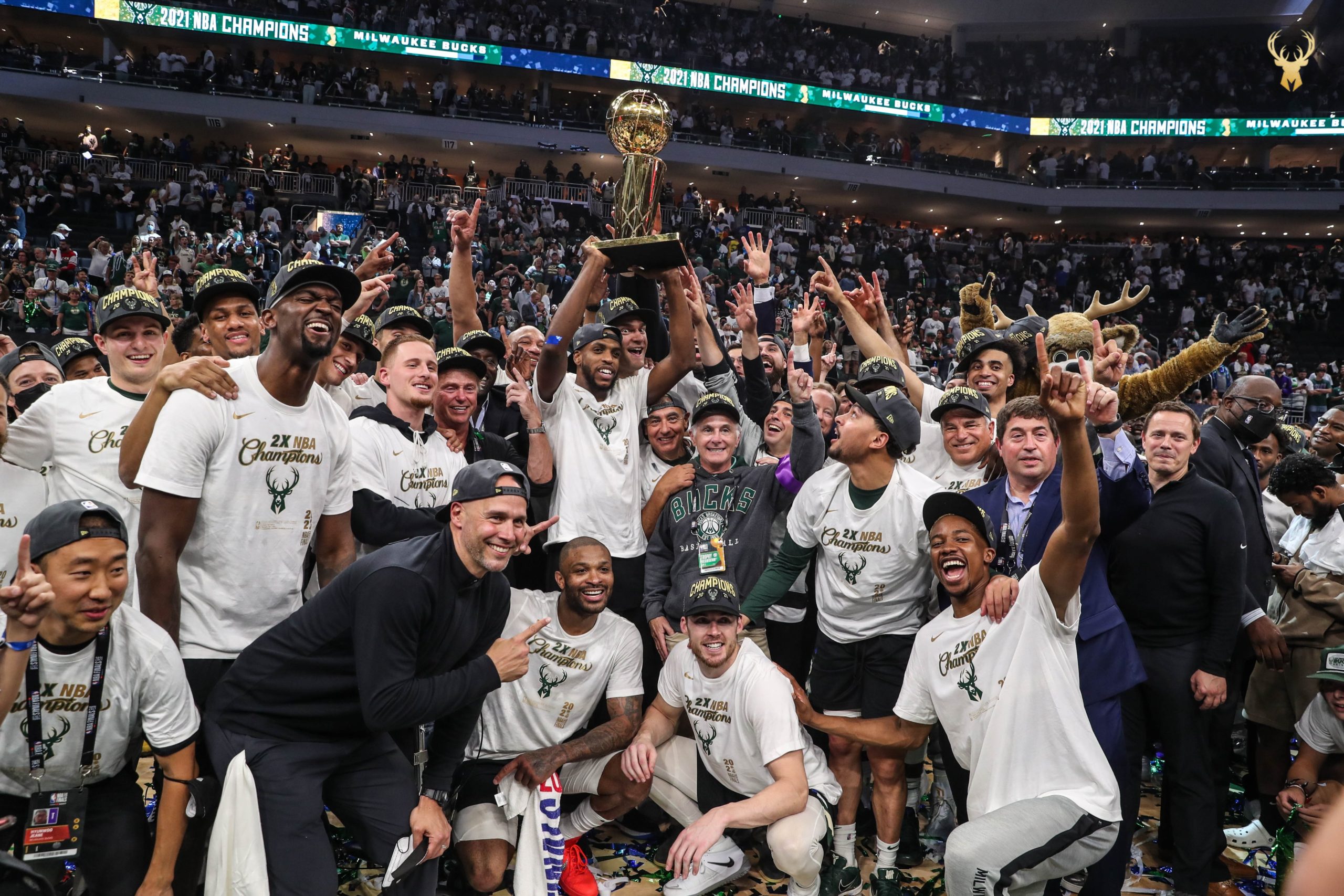 The Bucks win their first NBA championship in 50 years.