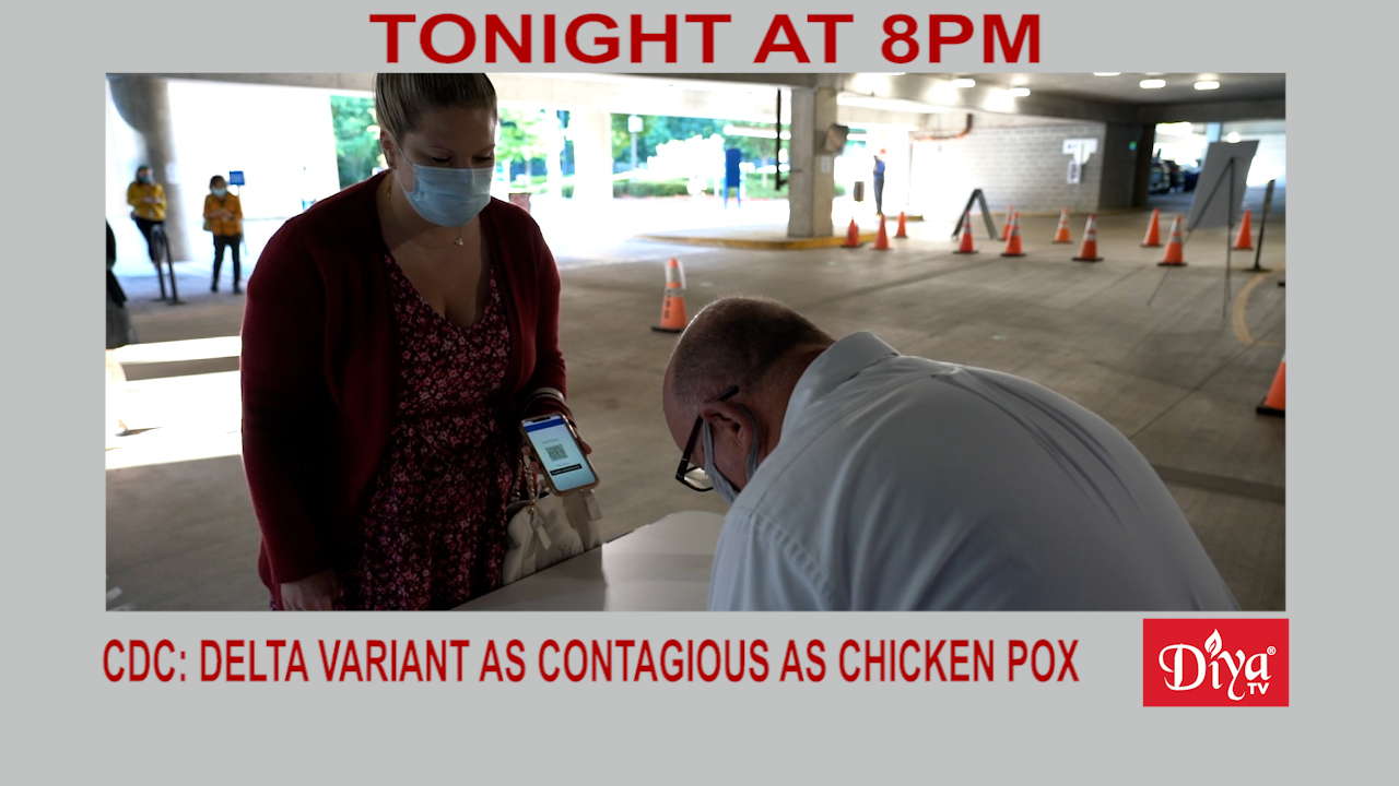 CDC: Delta variant as contagious as chicken pox | Diya TV News
