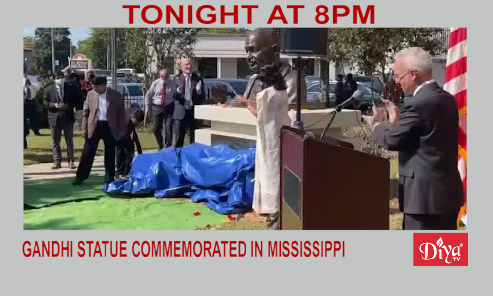 Gandhi statue commemorated in Clarksdale, Mississippi | Diya TV News