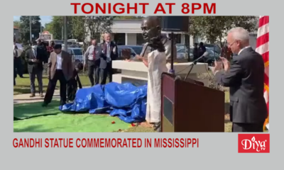 Gandhi statue commemorated in Clarksdale, Mississippi | Diya TV News