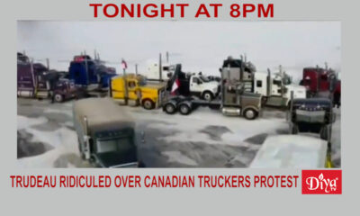 Trudeau ridiculed over Canadian truckers protest | Diya TV News