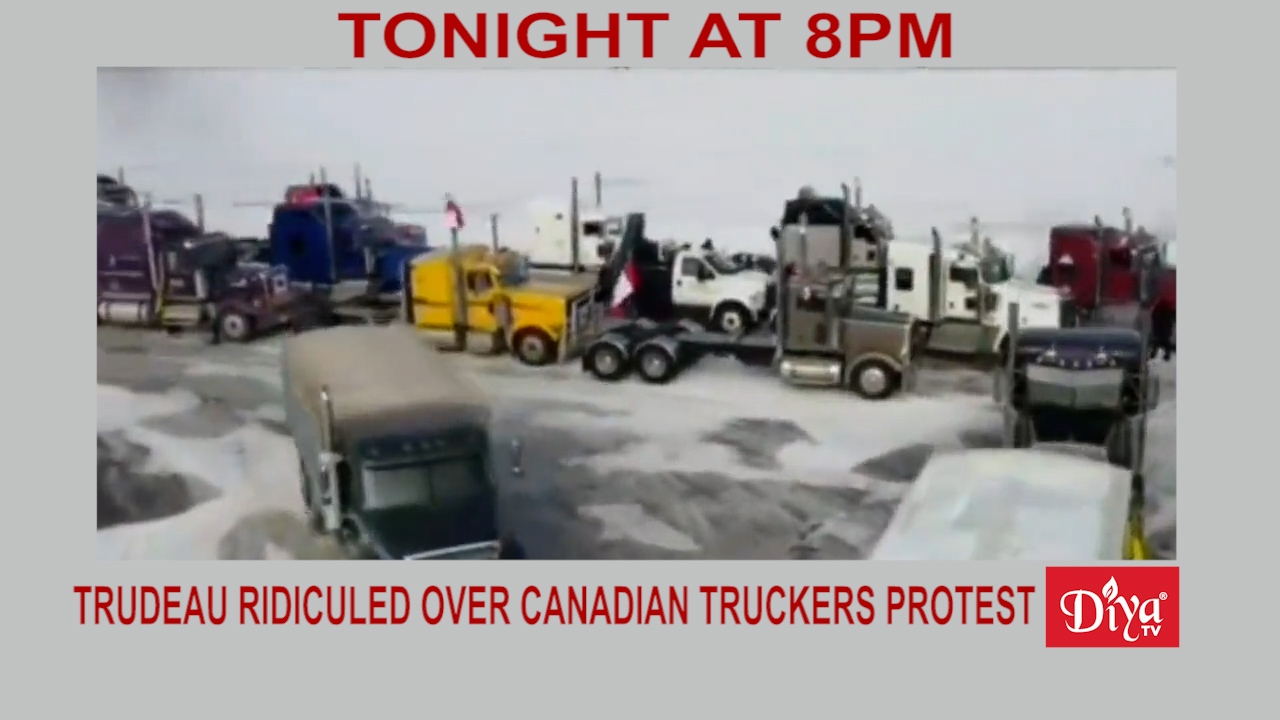 Trudeau ridiculed over Canadian truckers protest￼