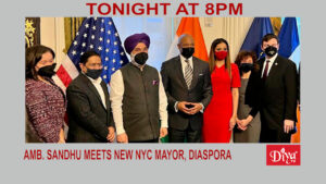 Amb. Sandhu meets new NYC mayor, diaspora | Diya TV News