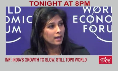 IMF: India's growth to slow, still tops world | Diya TV News