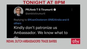 Indian, Dutch ambassadors trade barbs over Ukraine | Diya TV News