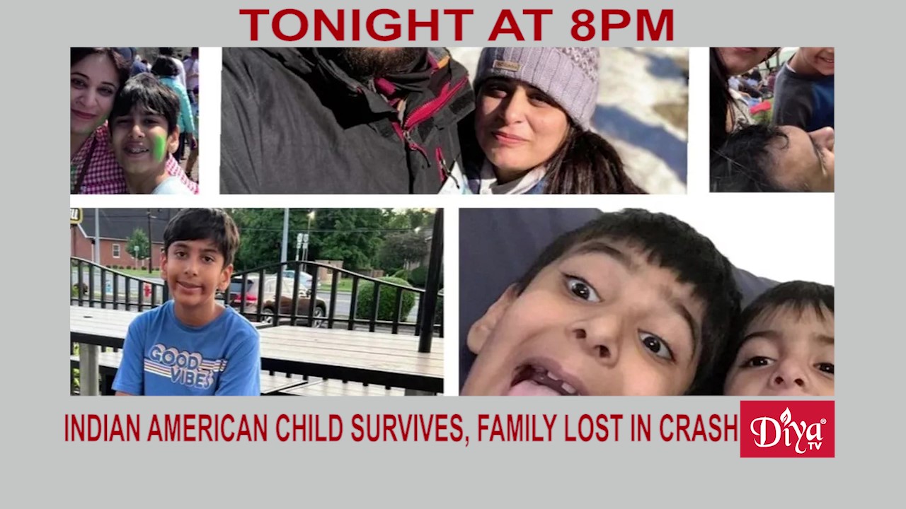 Indian American child survives, loses family in car crash | Diya TV News