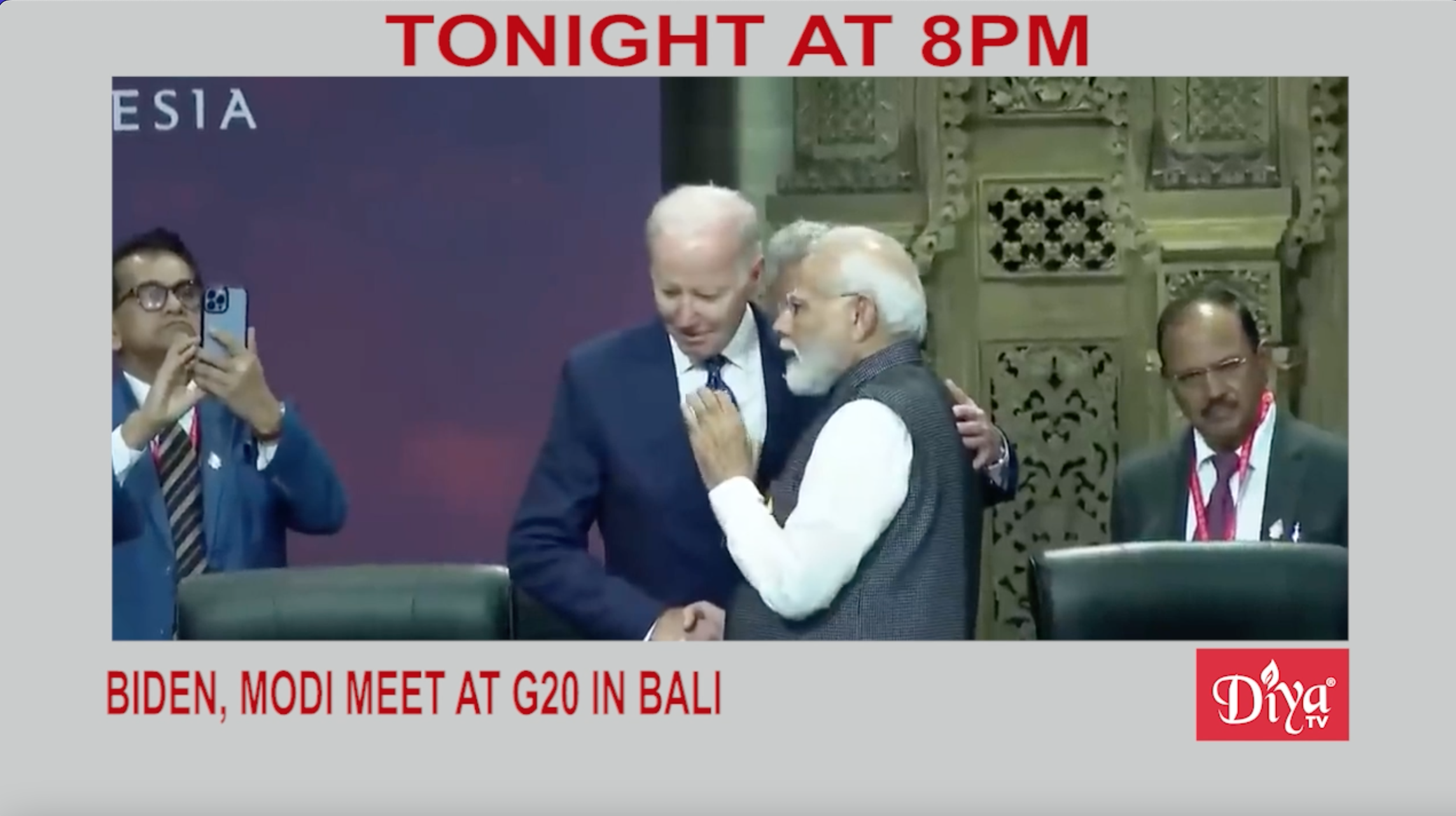 Biden & Modi meet at G20 in Bali
