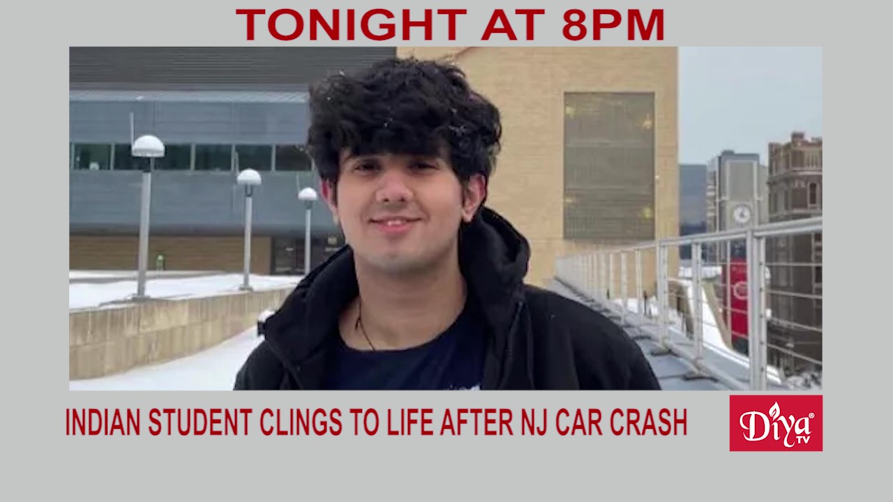 Indian student clings to life after New Jersey car crash