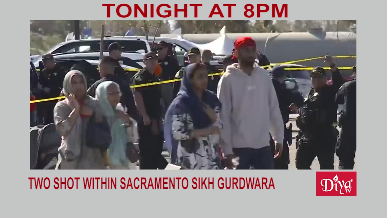 Two shot inside Sacramento Sikh Gurdwara