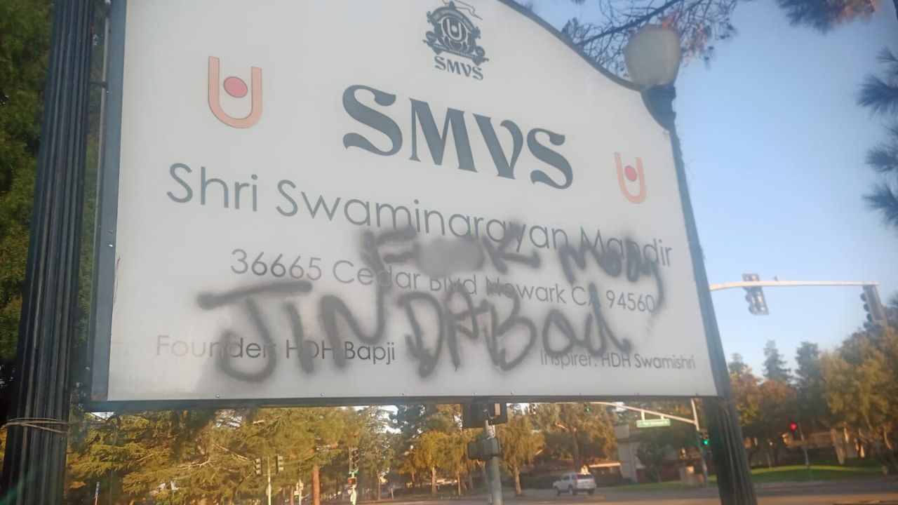 Another California Hindu Temple vandalization sparks national outrage 
