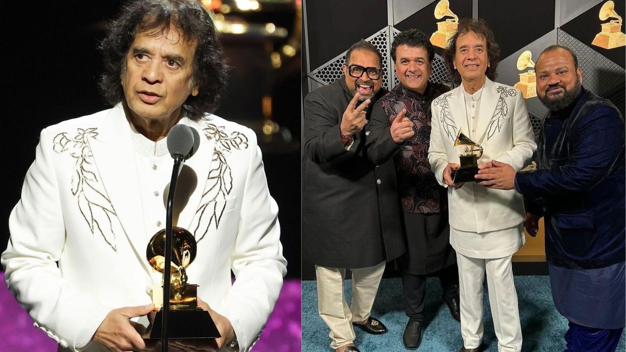 Ustad Zakir Hussain wins three awards at the 2024 Grammys