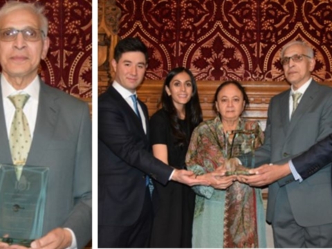 Dr. Jasvant Modi receives 2023 Ahimsa Award for global Jainism promotion