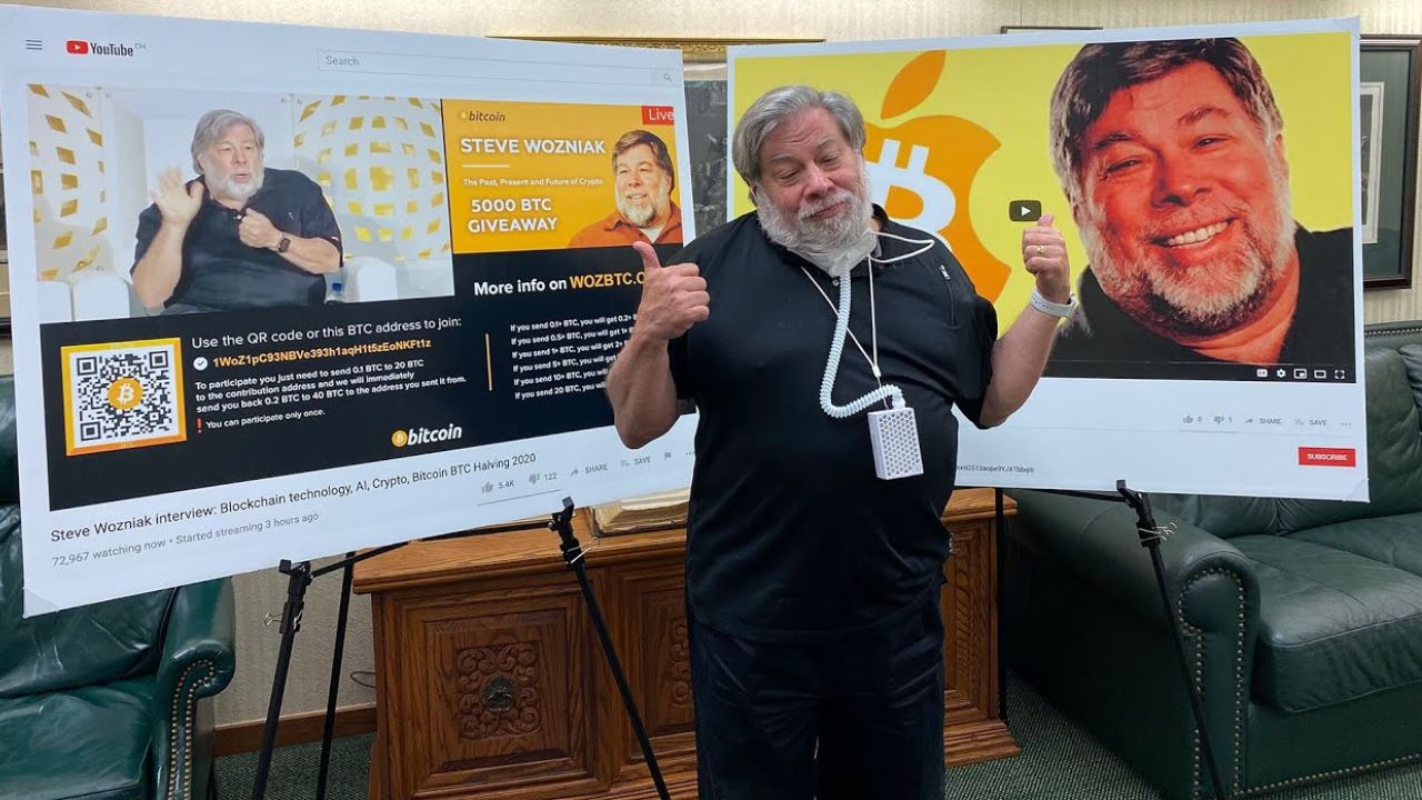 Steve Wozniak triumphs in legal battle against YouTube over Bitcoin scam videos